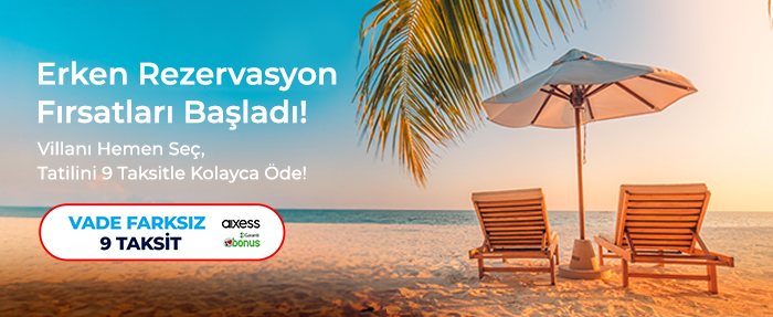 9 Ay Taksitli Villalar